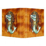 Funny Pharaoh Fish 3 Ring Binder
