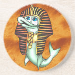 Funny Pharaoh Fish Drink Coasters