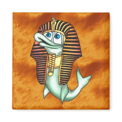 Funny Pharaoh Fish Magnets by sagart1952