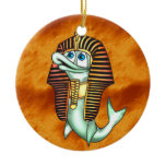 Funny Pharaoh Fish Christmas Tree Ornaments