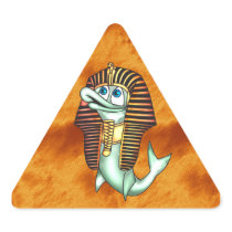 Funny Pharaoh Fish Sticker