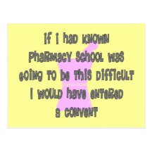 Funny Pharm-D (Pharmacy Student_ Gifts Post Card
