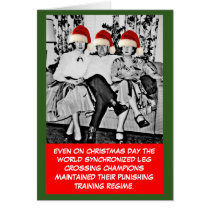 Funny photo Christmas cards