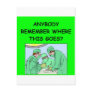 funny physician joke post cards