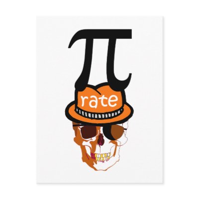 Funny pi pirate halloween by holidaysboutique