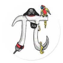 Funny Pi rate Pi Day Humour