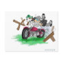 Funny picture of man on motorcycle crashing post cards