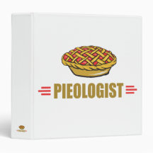 Funny Pie 3 Ring Binder