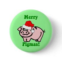 Funny pig Christmas