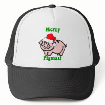 Funny pig Christmas