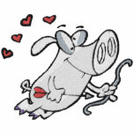 Funny Pig Cupid Hoody