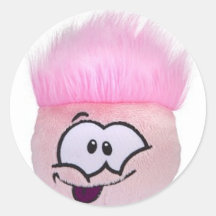 Funny Pink Sticker