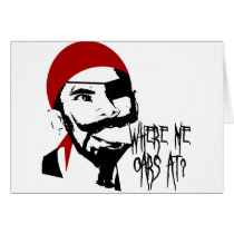 Funny Pirate cards