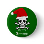Funny Pirate Merry Christmas Greeting Arrrgh Matey Pins