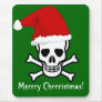Funny Pirate Merry Christmas Greeting Arrrgh Matey Mouse Pads