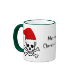 Funny Pirate Merry Christmas Greeting Arrrgh Matey Mug
