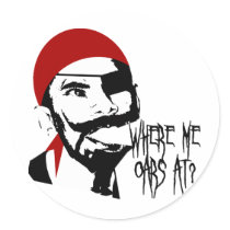 Funny Pirate stickers