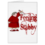 Funny PMS Stabby Card