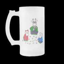 Funny Poker Cow Games mugs