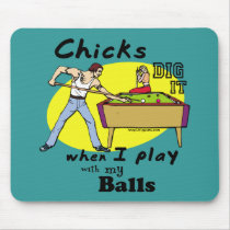 Funny Pool Billiards Mousepads