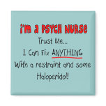 Funny Psych Nurse Gifts Refrigerator Magnets