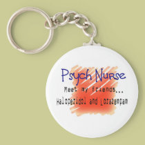 Funny Psych Nurse Key Chain keychains