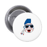 Funny Punk Baseball Button