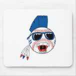 Funny Punk Baseball Mousepad