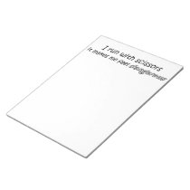 Funny quote gifts notepads unique office gift idea notepads