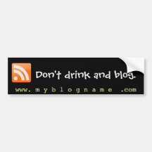 Funny Quotes for Bloggers Bumper Sticker