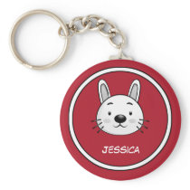 Funny Rabbit Gift Keychain