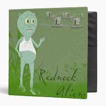 Funny Redneck Aliens Binder