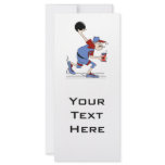 funny redneck bowler bowling humour design rack cards