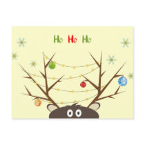 Funny Reindeer postcards