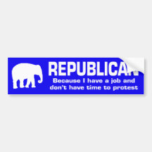 Funny Republican Bumper Sticker