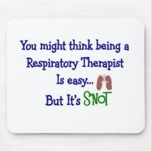 Funny Respiratory Therapy Gifts Mouse Pad