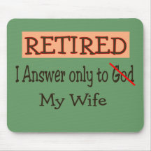 Funny Retirement Gifts Mouse Mats