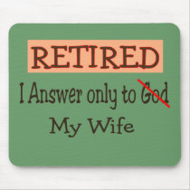 Funny Retirement Gifts Mouse Mats