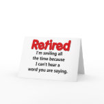 Funny Retirement Saying Greeting Card