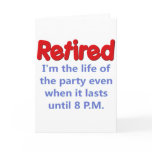 Funny Retirement Saying Greeting Card