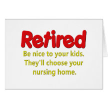 Funny Retirement Saying Card