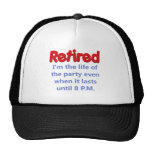 Funny Retirement Saying Mesh Hats