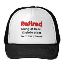 Funny Retirement Saying Mesh Hats
