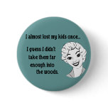 Funny Retro Mom Button