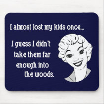 Funny Retro Mom Mousepad