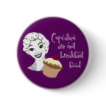 Funny Retro Mom Saying Button