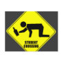 Funny Road Sign - Drunk Student Crossing