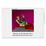 Funny Royal Family Cartoon Gift! Greeting Card