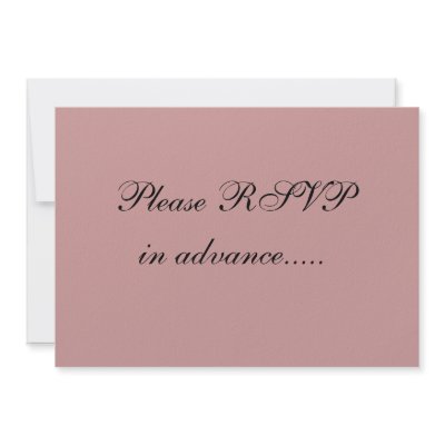 Funny RSVP invites by lotzostuff