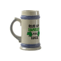 Funny Rub My Shamrocks 1 St Patrick's Day Coffee Mug